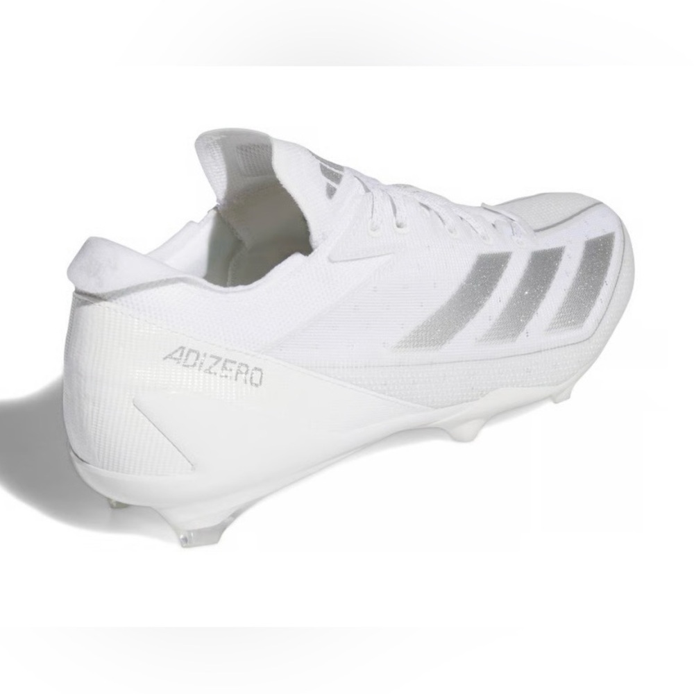 Adidas Adizero Electric Football Cleats - White and Pearl Sz 10 Mens NWOB - Picture 4 of 8